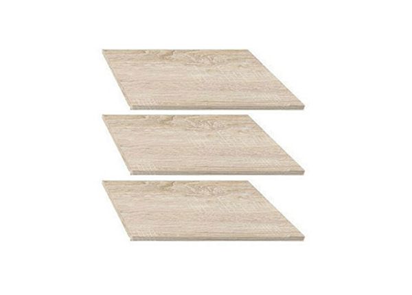 Leveät irtohyllyt vaatekaappiin 118,5 cm