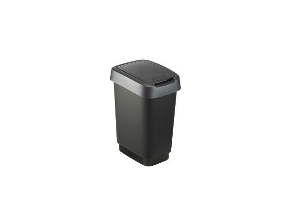 Liukukannellinen roskakori TWIST 10 L