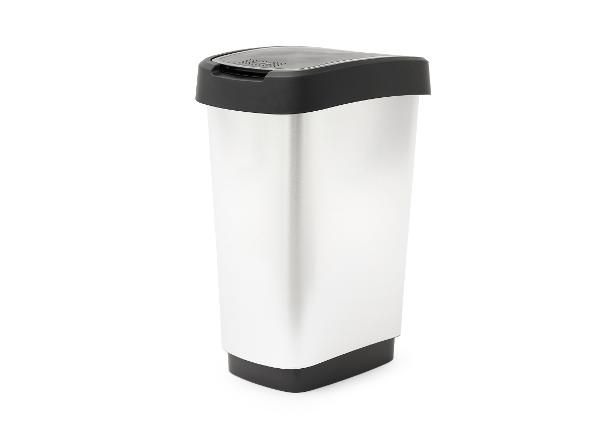 Liukukannellinen roskakori TWIST 25 L