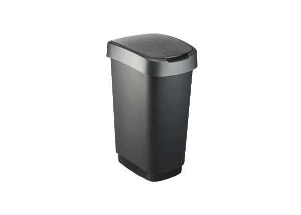 Liukukannellinen roskakori TWIST 50 L