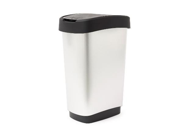 Liukukannellinen roskakori TWIST 50 L