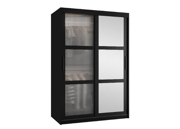 Liukuovellinen vaatekaappi Flutes 120 cm