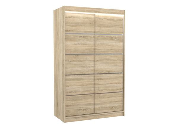 Liukuovikaappi Barba I 120 cm + LED