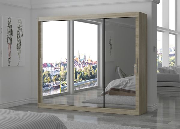Liukuovikaappi Charlotte 250 cm