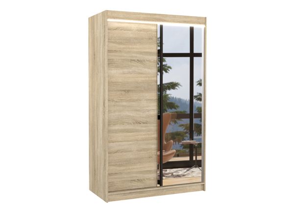 Liukuovikaappi Reine I 120 cm + LED