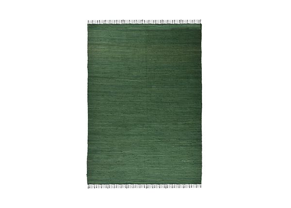 Matto Happy Cotton Uni 40x60 cm, tummanvihreä