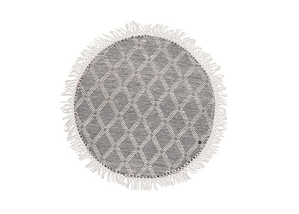 Matto om Tailor Colored Macrame Ø140 cm luonnonsävy