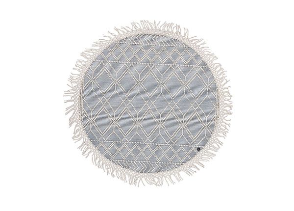 Matto om Tailor Colored Macrame Ø140 cm sininen
