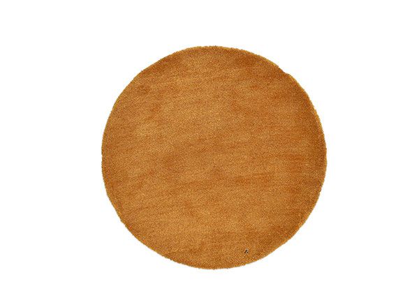 Matto Tom Tailor Cozy Ø140 cm kullansävy