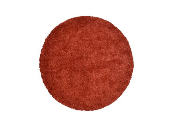 Matto Tom Tailor Cozy Ø140 cm ruosteenvärinen