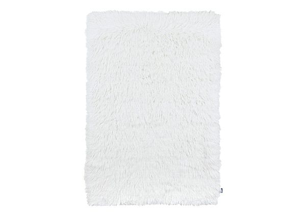 Matto Tom Tailor Fluffy Uni 140x190 cm, valkoinen