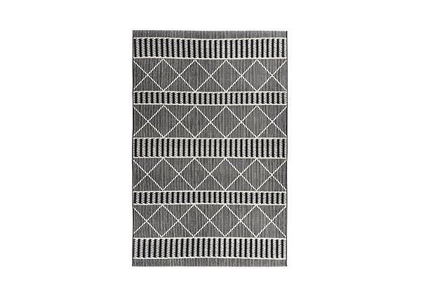 Matto Tom Tailor Funky Outdoor Geometric, 60x100 cm musta