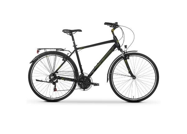 Miesten polkupyörä Tabou Kinetic 1.0 28" L, musta - viherä