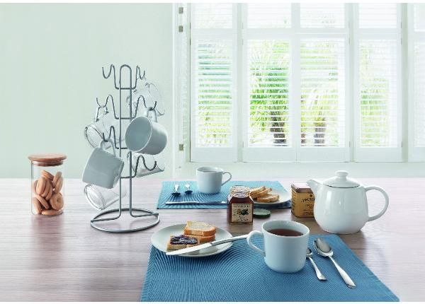 Mukiteline Mug-Tree 8, hopeanvärinen