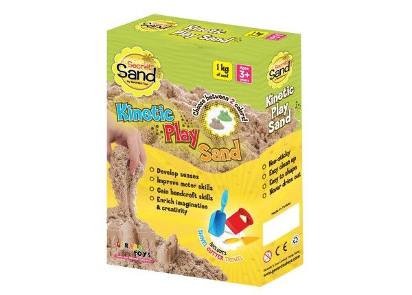 Muovailuhiekka 3:lla työkalulla Gerardo's Toys Secret Sand 1 kg