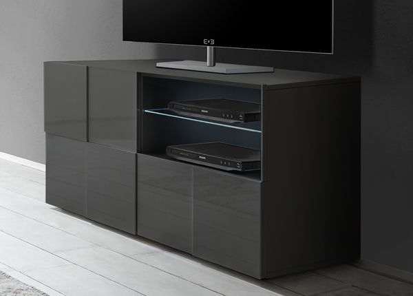 Musta TV-taso Dama 121 cm