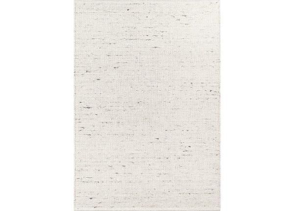 Narma käsinkudottu villamatto Hygge white 140x200 cm