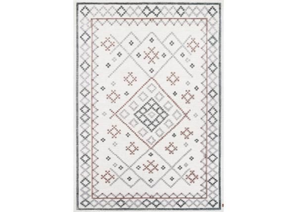 Narma käsinkudottu villamatto Palanga grey-beige 160x230 cm