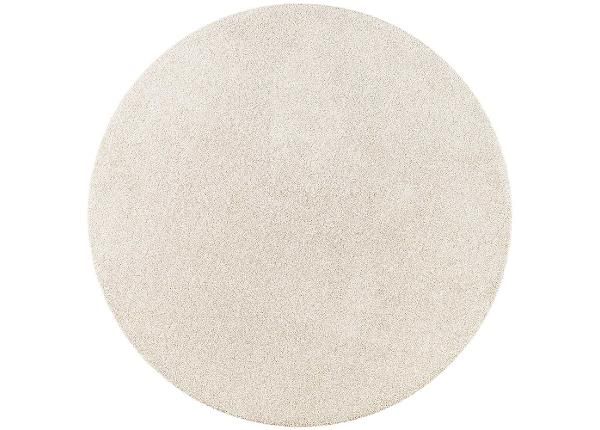 Narma röyhelöinen tuftattu matto Jazz™ white pyöreä Ø 200 cm