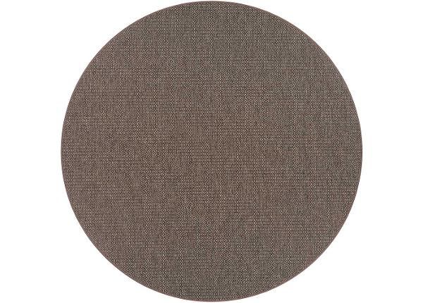 Narma sileäkudosmatto Bello™ brown pyöreä