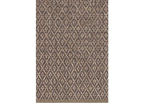 Narma sileäkudosmatto Bello™, ruskea 80x300 cm