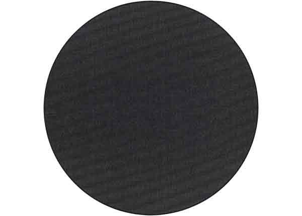 Narma sileäkudosmatto Credo™ black pyöreä