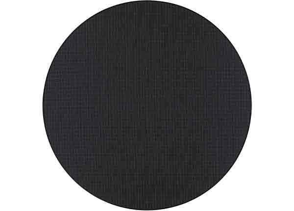 Narma sileäkudosmatto Limo™ black pyöreä