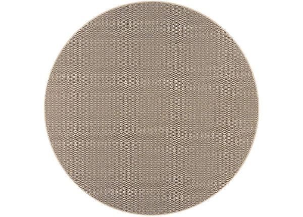 Narma sileäpintainen matto Bello™ beige pyöreä
