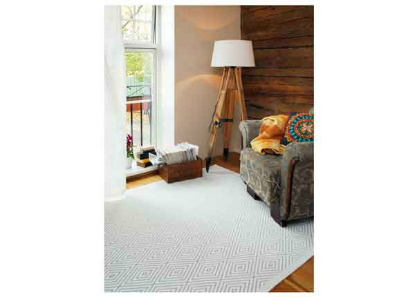NARMA smartWeave® matto Kalana white 200x300 cm