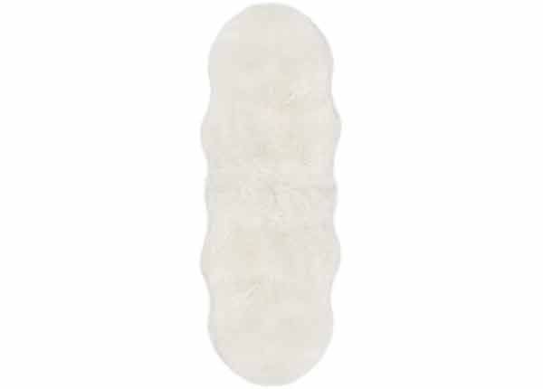 Narma Vegan Fur plyysimatto Dolly ivory 60x160 cm