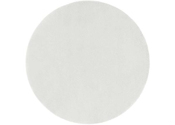 Narma velour matto Noble™ white pyöreä Ø 200 cm