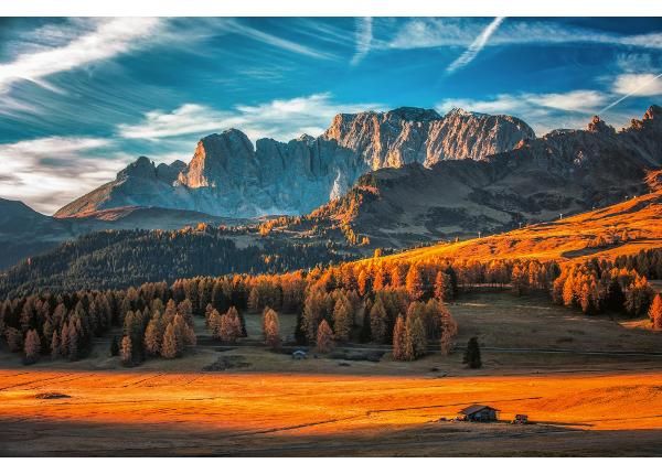 Non-woven kuvatapetti Autumn Sunrise Scenery