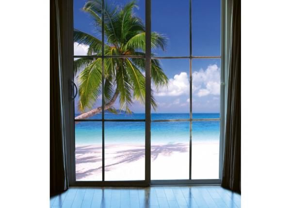 Non-woven kuvatapetti Beach window view