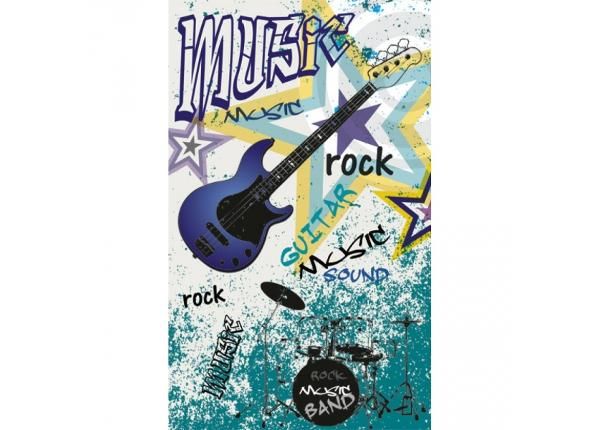 Non-woven kuvatapetti Blue guitar