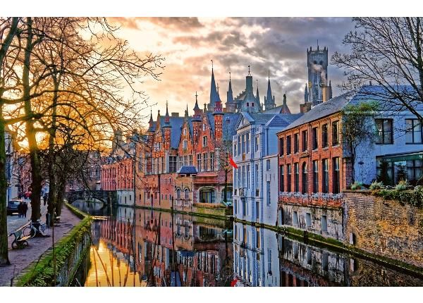 Non-woven kuvatapetti Canals Of Bruges
