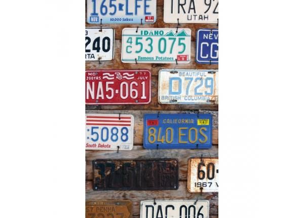 Non-woven kuvatapetti Plate numbers