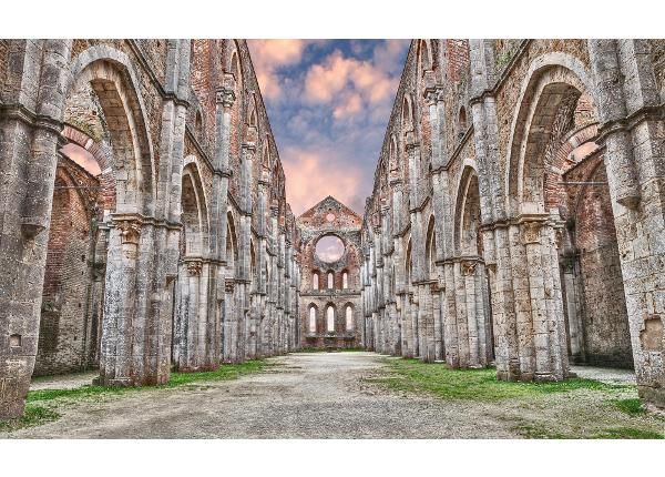 Non-woven kuvatapetti San Galgano Siena