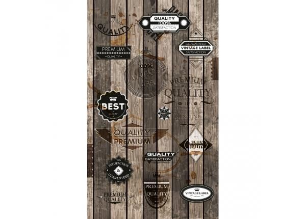 Non-woven kuvatapetti Vintage labels