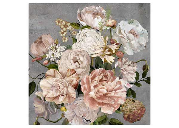 Öljymaalaus Kukkakimppu 100x100 cm