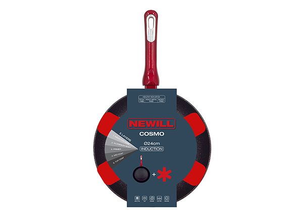 Paistinpannu Neill Cosmo Ø 24 cm + pannusuoja, induktio