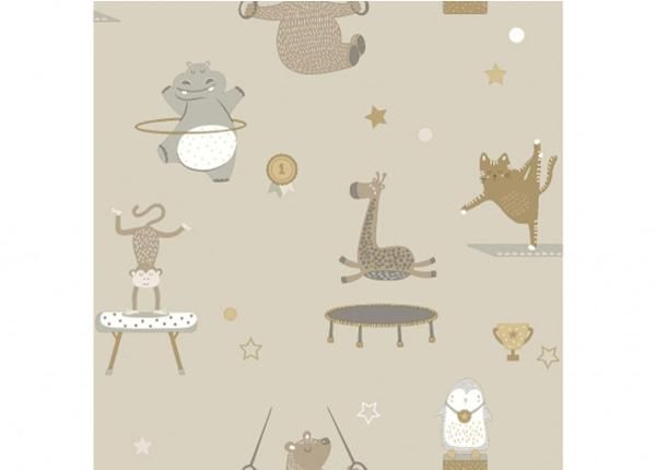 Paperitapetti Animal Gymnastics