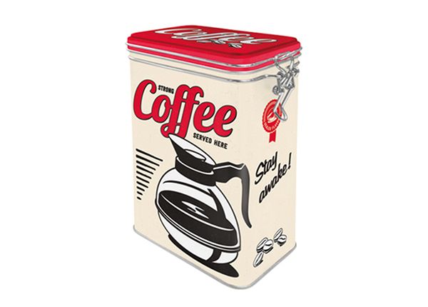 Peltipurkki Strong coffee served here 1,3L