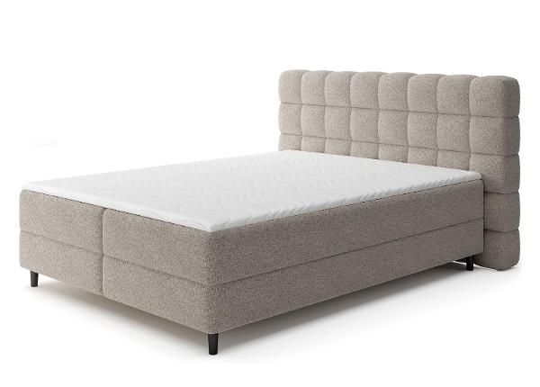 Pesukastilla varustettu kontinenttityyppinen sänky Camma 160x200 cm
