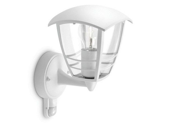Philips Creek seinävalaisin liiketunnistimella E27 valkoinen