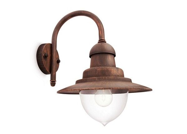 Philips Raindrop seinävalaisin 1xE27 pronssi