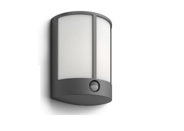 Philips Stock seinävalaisin liiketunnistimella 1x6 W 600lm 2700K