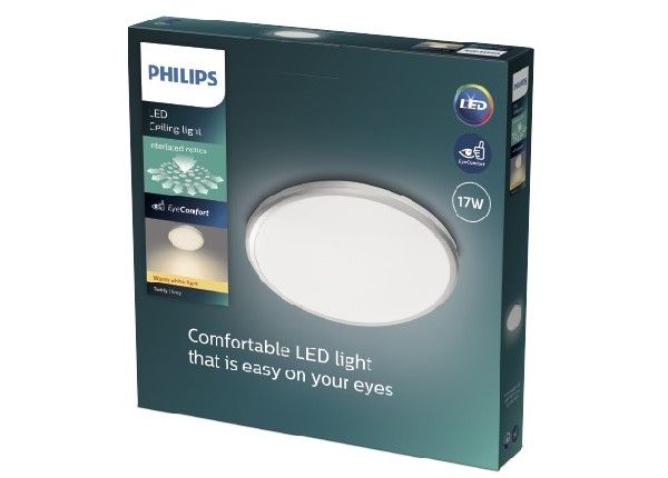Philips Twirly kattovalaisin 17 W nikkeli