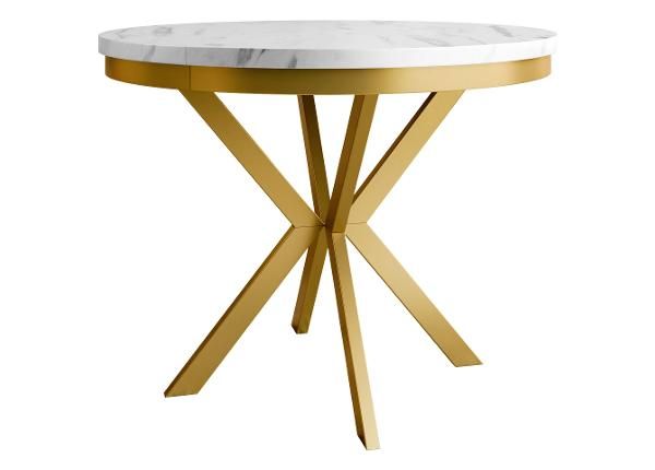 Pidennettävä ruokapöytä Edder 90x90/166 cm