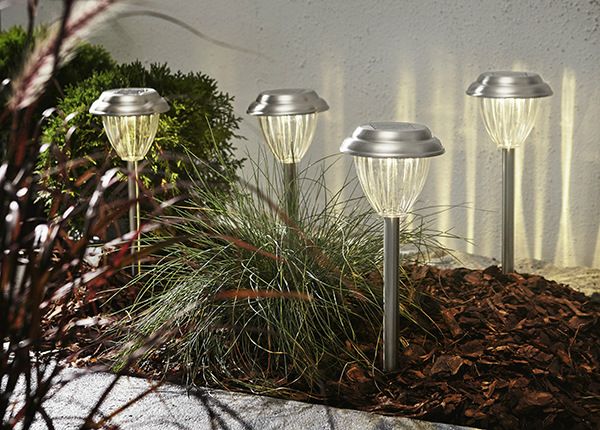 Pihalyhdyt aurinkokennolla 4 kpl