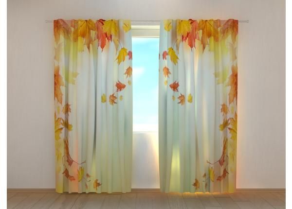 Pimennysverhot Autumn Falling Leaves 240x220 cm